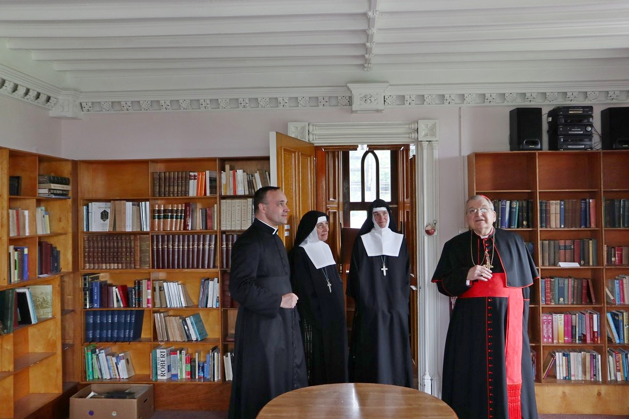 Cardinal Burke visits our house in Ireland